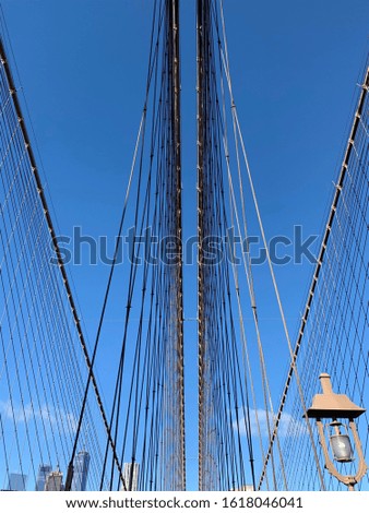 Brooklyn Bridge cables New York