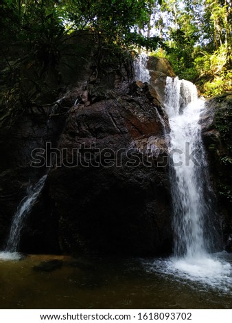 A single waterfall look very nice