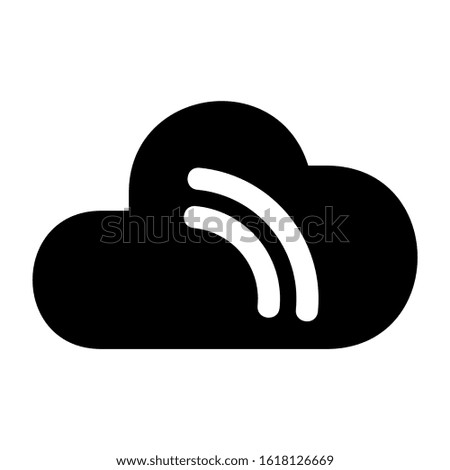 cloud icon isolated sign symbol vector illustration - high quality black style vector icons
