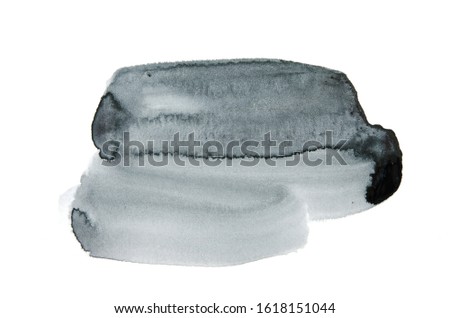 Abstract watercolor hand paint texture, isolated on white background.