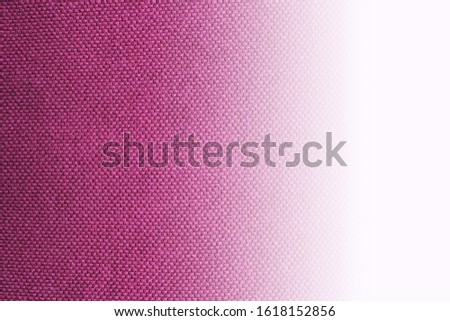 Gradient purple to white texture background, simple minimalist wallpaper. Colorful vivid purple cloth detail with faded light edge, fabric banner to use as template for advertising