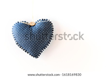 Heart on a white background. High resolution photography.