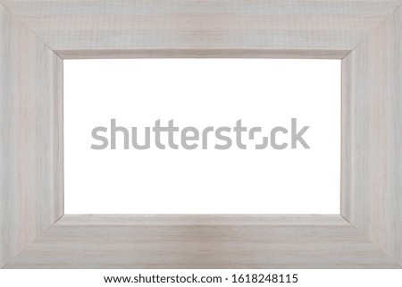 beautiful frame of gray color. isolated on white background