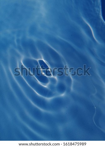 Abstract of surface blue water use for paper background. Blue water isolated for​ background​