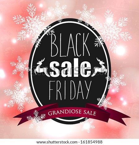 Black Friday Calligraphic Designs | Retro Style Elements | Vintage Ornaments | Sale, Clearance | Vector Set