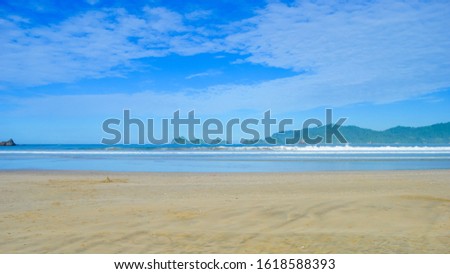 Tropical beach Beautifull sea nature background