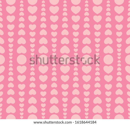 Love seamless pattern vector design. Printable design for craft, paper and fabric, etc