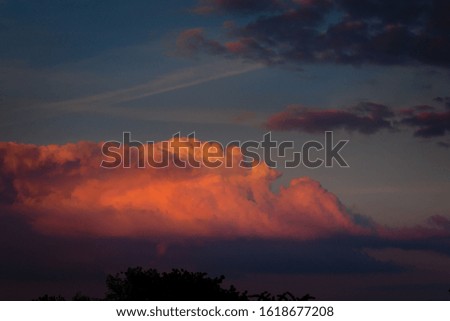 Moody Evening Sky during Sunset
