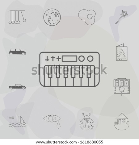 Synthesizer icon. Web icons universal set for web and mobile