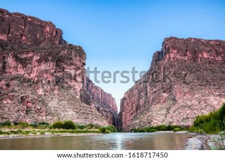 Santa Elena Canyon, Big Bend National Park, USA. Picture taken in the morning.