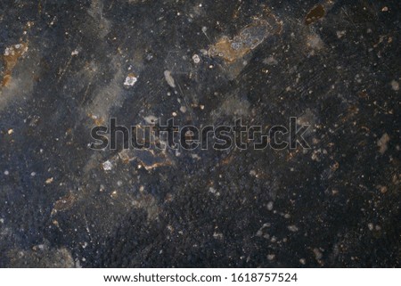 black cement wall background, dirty concrete floor