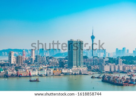City scenery of Macao, China