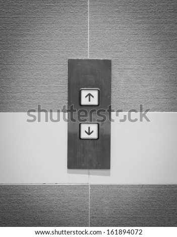 Elevator button up and down direction