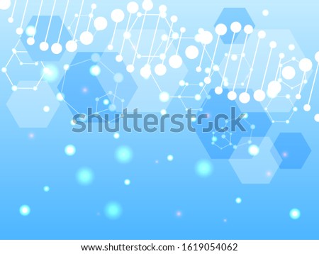 DNA abstract background. Vector stock illustration for poster Royalty-Free Stock Photo #1619054062