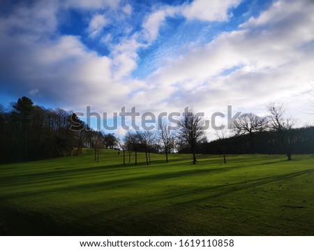 picture of golf practice in pollok park