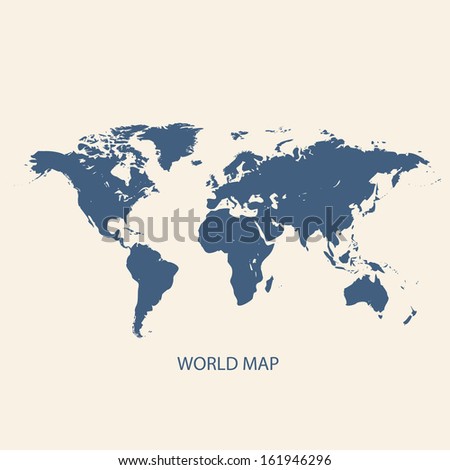 WORLD MAP VECTOR ILLUSTRATION
