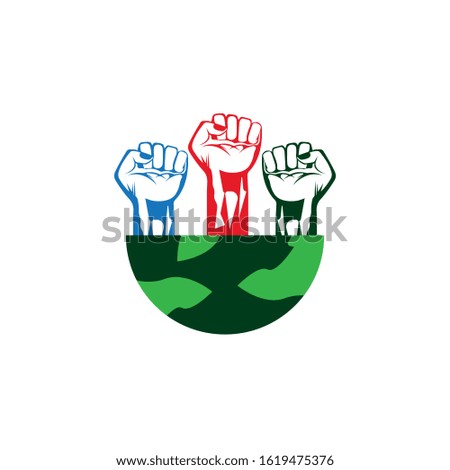 World hand Care logo design template
