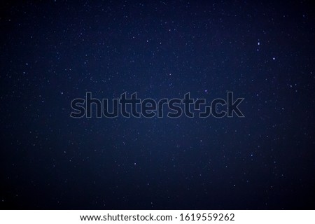 Night sky with stars and space dust in the universe