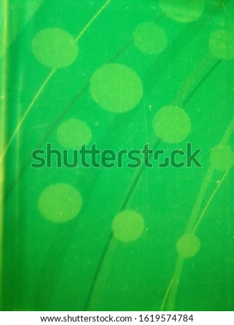 Plastic tablecloth Green seamless circular pattern Bright, beautiful