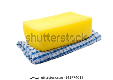 Sponge and towel