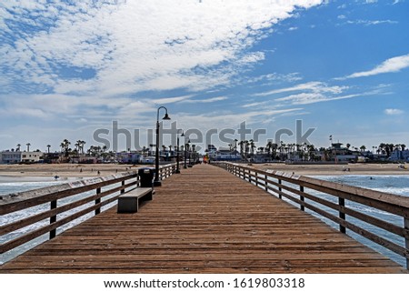 The pier at Imperial Beach, near San Diego, California.