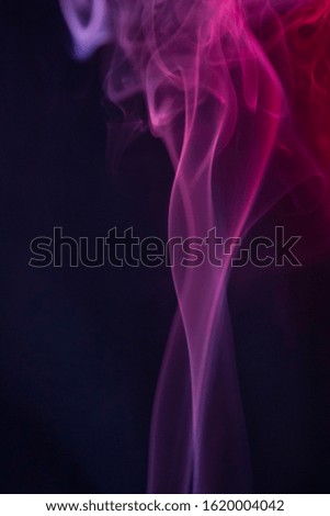 Fantasy background coloured smoke shapes