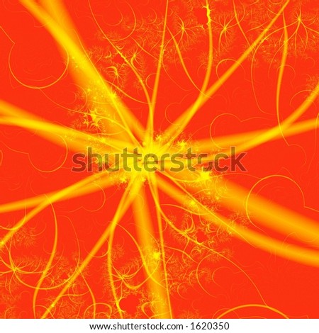 Red-yellow background illustration