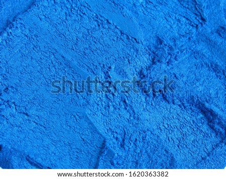 Blue Mica Pigment Cosmetic Powder Royalty-Free Stock Photo #1620363382