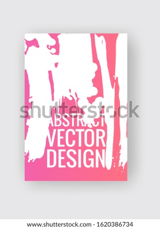 Abstract poster templates. Colorful gradient threads composition. Abstract vector banner illustration.