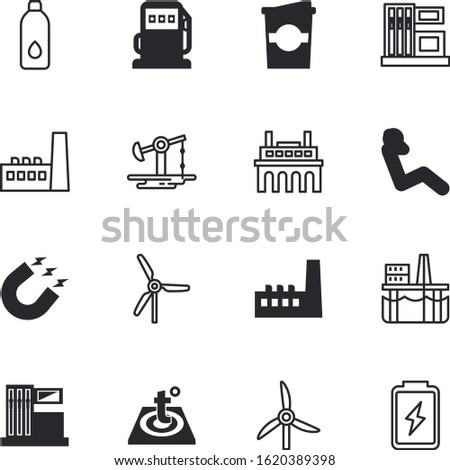 energy vector icon set such as: upstream, body, coffe, streching, volt, empty, school, force, petrochemical, well, lifestyle, home, battery, mill, cafe, physics, yoga, attract, liquid, takeaway
