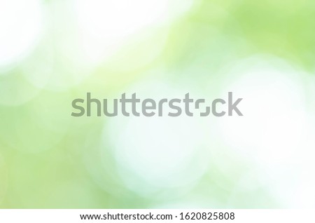 Abstract circular green bokeh background