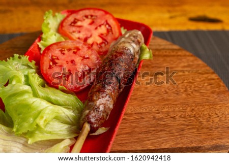 Beef barbecue. Photos for menu and advertisements