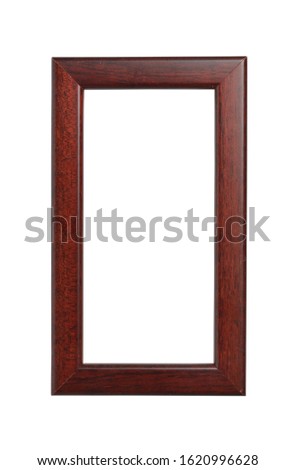 Frame for a picture isolated on a white background.