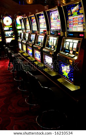 Slot machines, Las Vegas, Nevada Royalty-Free Stock Photo #16210534