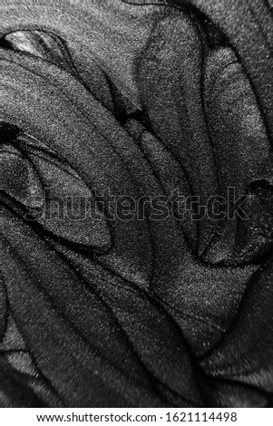 Liquid bright background in black tones. Abstract background image.