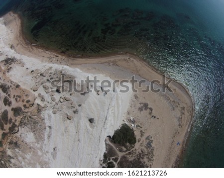 aerial images mouth of the Platani river