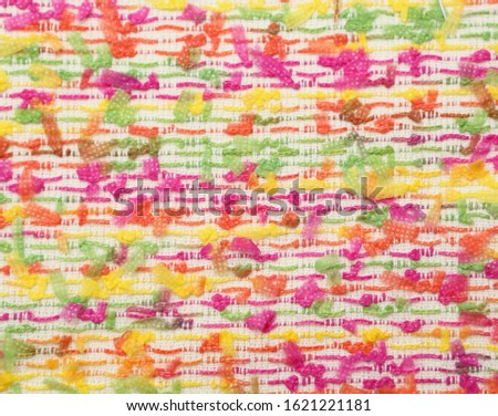 Colorful fabric  texture, background. Closeup fragment