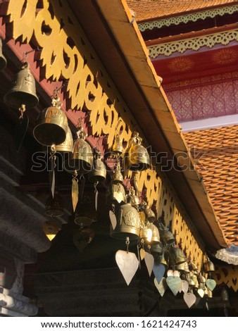 Small Buddha bells for decorate temple 