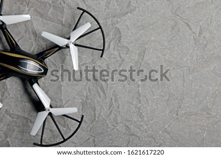 quadcopter sharp parchment paper background  