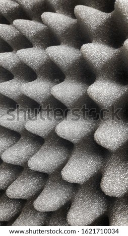 acoustic foam. soundproofing material. no sound