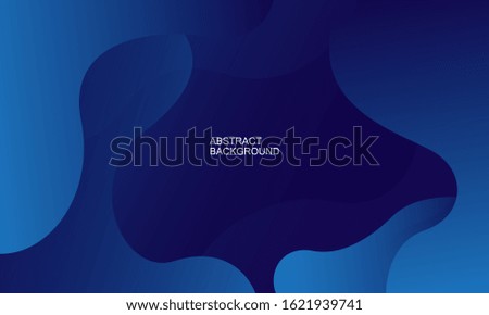 Liquid color background design. Fluid gradient shapes composition. Blue fluid shapes composition with trendy gradients. Futuristic design posters. Eps10 vector