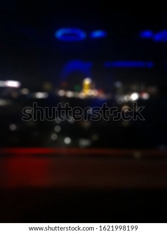blurred picture of bandung city