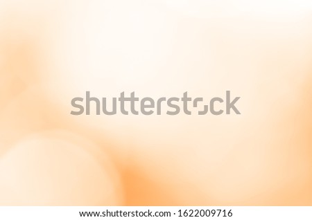 Abstract orange light bokeh background