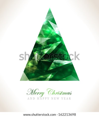 Christmas Greeting Card/Merry Christmas /Christmas tree and background