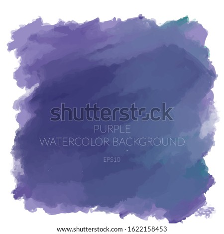 wet watercolor effect purple pinkish color, abstract texture background. eps10