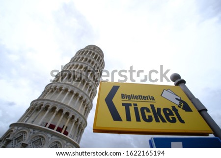 the turism in Italy, Pissa tower Royalty-Free Stock Photo #1622165194