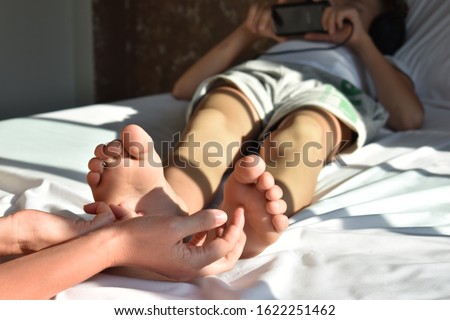 Tickling Feet Massage