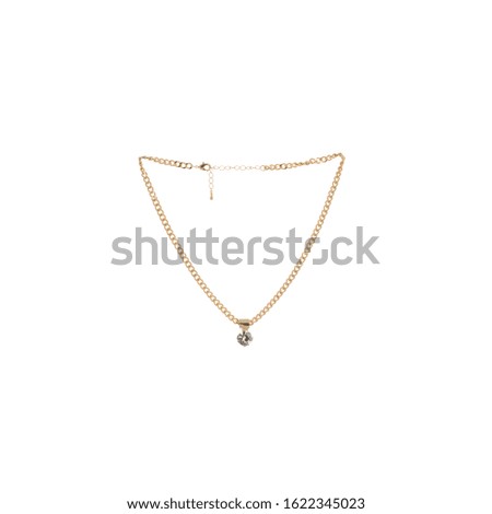 women bead necklace. Elegant woman jewelery decoration with precious stones
