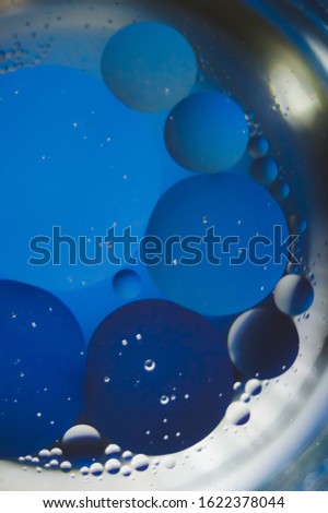 blue and white circles wallpaper oil and water