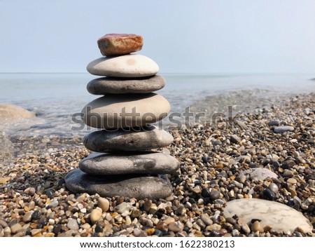 Rock Balance Zen Meditation Nature Relax Stacked